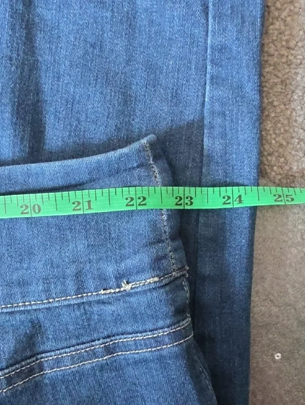 Style & Co. Dark Blue Cropped Women's Jeans